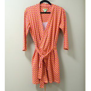 Vera Bradley Intimates & Sleepwear - Vera Brandly Pink & Orange Chevron Robe S/M Vera Bradley Intimates & Sleepwear - Vera Brandly Pink & Orange Chevron Robe S/M